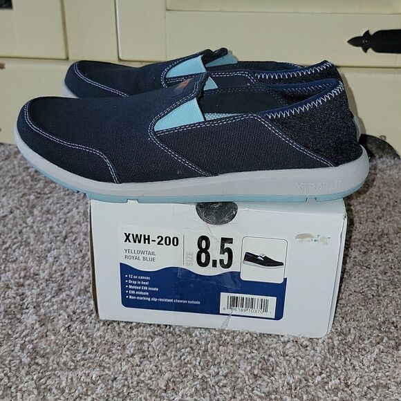 Xtratuf Yellowtail Royal Blue Espadrille Slip On Womens Loafer Shoes 8.5 - Picture 16 of 16